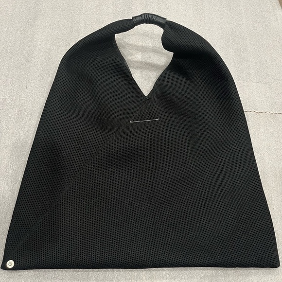 MM6 Maison Martin Margiela Black Mesh Carryall Japanese tote bag - Picture 4 of 9